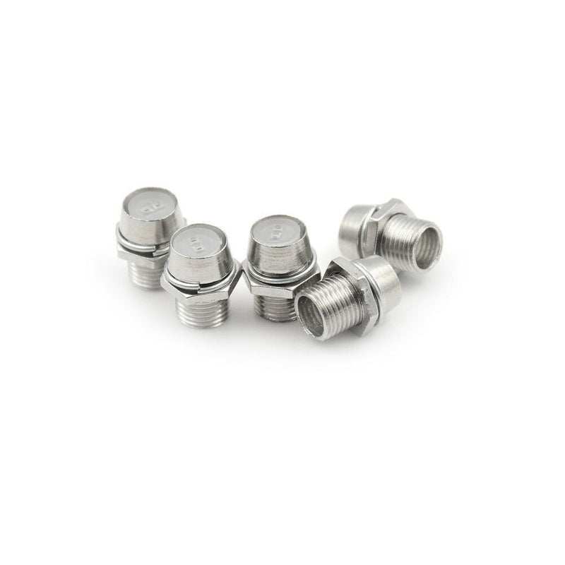 20pcs 5mm Round Chrome Metal LED Lamp Light Emitting Diode Bezel Holder Gw