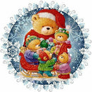 Full Drill Diamond Painting Xmas Animal Embroidery Rhinestone Art (JH065)