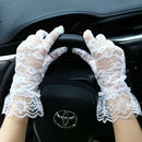 Fashion Women Bridal Evening Wedding Party Prom Driving Costume Lace Gloves