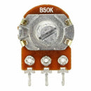 50k Ohm Single Linear Taper 3P 3 Pin Rotary Potentiometers Pots 2pcs