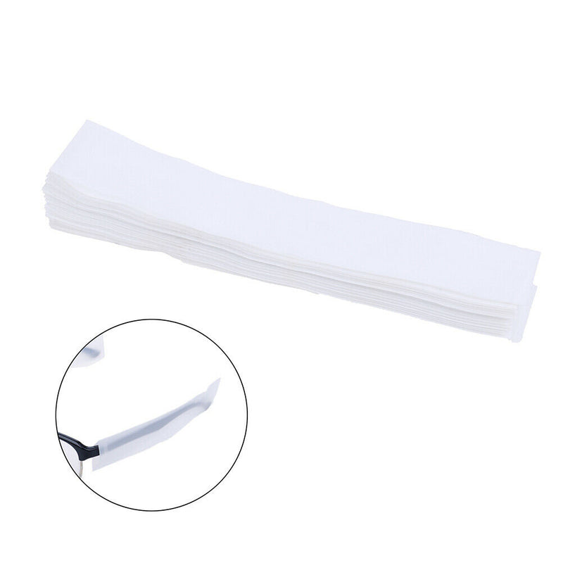 50pcs Plastic Disposable Covers Glasses Legs Slender Bag Hair Dyeing Protect BX