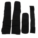 Dog Knee Joint Support Front Leg Compression Brace Protector Black - L