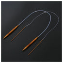 18 Pairs 32'' (80cm) Circular Carbonized Bamboo Knitting Kits Needles Set (