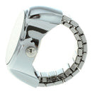 Watch Ring Quartz Movement Alloy Round Dial red Jewelry C7V9