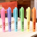 6pcs/Set Candy Color Highlighter Notebook Maker Pens Line Pen Marker Fluore C7H5