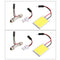 2pcs Xenon HID White24 COB LED Dome Map Light Bulb Car Interior Panel Lamp