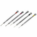 High quality screwdriver set 5 X 0.8-1.6mm flat blade head tip wrist watch