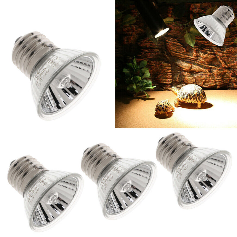 4 Pcs Pet Uva Uvb Bulb Reptile Heat Lamp Bulb Ceramic Heat Emitter No Harm No