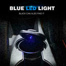 1pc Car Ashtray Ash Blue LED Light Smokeless Stand Cylinder For Car Cup Hol A6G0