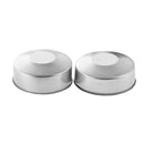 100x Mini Aluminum Tea Light Tins Empty Case Containers for Candle Making
