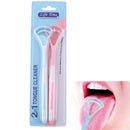 2PCS Tongue Cleaner Scraper Tongue Scraper For Kids Gentle Bacteria Clean Set ME