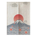 Door Noren Curtains Kitchen Short Cotton Linen Tapestry Sunrise 85x90cm