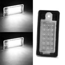 2Pcs 18 LED Error Free License Plate Light Lamp For Audi A3 A4 B6 B7 A6 A8 Q7 A5