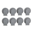 10x Fender Flare Moulding Panel Trim Clips For BMW Mini Cooper Gray