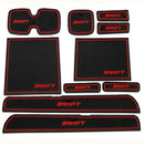 3X(Car Mat for Suzuki Swift 2005 To 2014 Anti Slip Car Door Slot Rubber Lat