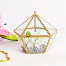Glass Ring Box Wedding Jewelry Case Immortal Flower Glass Cover Creative Ho Y3H4