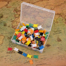 Mixed color flag pin map whiteboard bulletin board office paper stationery OZ