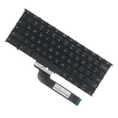 US Layout Replacement Laptop Keyboard Glossy Black Frame for ASUS Chromebook