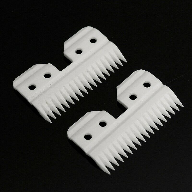 10Pcs/Lot Replaceable Ceramic 18 Teeth Pet Ceramic Clipper Cutting Blade fo