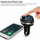 Wireless Bluetooth Car FM transmitter MP3 Radio Adapter Car Fast USB Charge X6T2