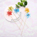 Mini Windmill Wind Spinner Home Garden Yard Decoration Kids Children ToysB Hn