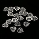 20PCS Heart Charms Pendants for Crafting Jewelry Making Findings Accessories