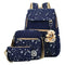 Girl Canvas Shoulder School Bag Backpack Travel Satchel Rucksack Handbag