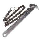 9 Inch Chain Wrench Oil Fuel Filter Remover Mechanic Removal Auto Pipe Tool