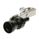 Black Universal Car Turbo BOV Sound Whistle Simulator Pipe Exhaust Muffler S