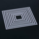 8 DIY Square Cutting Dies Stencils Embossing Card Scrapbooking Album