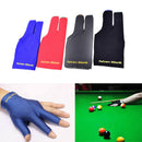 Spandex Snooker Billiard Glove Pool Left Hand Open Three Finger Accessory M&O