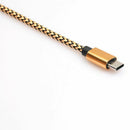 Golden USB-C 3.1 Type C Male to 3.0 Type A Male Data Charge Fast Charging C