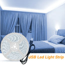 LED Strip Light Flexible Lamp Diode Tape Decor Backlight (Cold White+1m) A