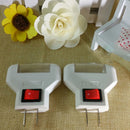 White LED Night Light Decoration  Bedroom Plug In The Power To Use  qeTEUS