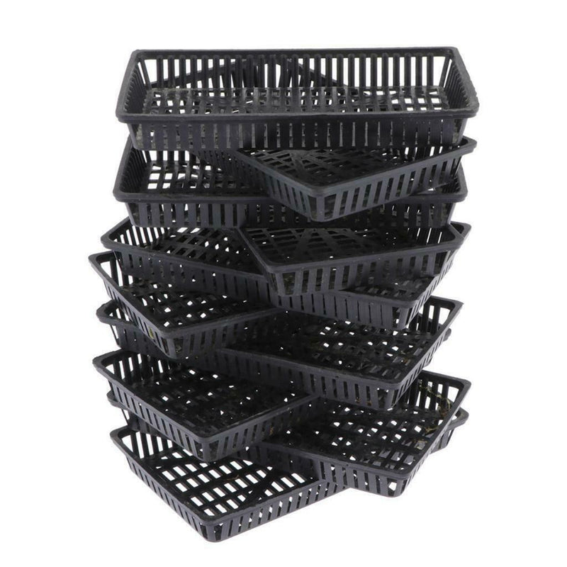 Aquatic Plant Basket  Pond Planting Pot Water Grasses Container 10 Pack