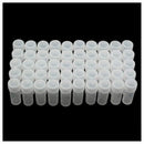 50x Plastic Sample Bottle 5ml Test Tube Lab Small Vial Storage Container +