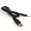 3.5mm AUX Audio To USB 2.0 Male Charge Cable Adapter Cord For Car MP3 Tide