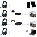 3.5mm Headset Stereo Earphone Headphone Adjustable For Smart Phone for PS4