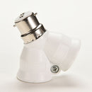 B22 to 2 E27 Extend LED Light Bulb Lamp Base Holder Adapter Screw Converter FT