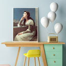 Retro Woman Full Drill Diamond Painting 5D DIY Mosaic Home Decor Kit (C)