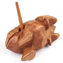 Wood Frog Rasp Percussion Musical Instrument Tone Block T6Z4 Stick R2H6 Sup R4P8