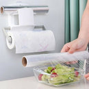 Kitchen Cling Film Storage Rack Oil Paper Holder Sauce Bottle Storage Rack