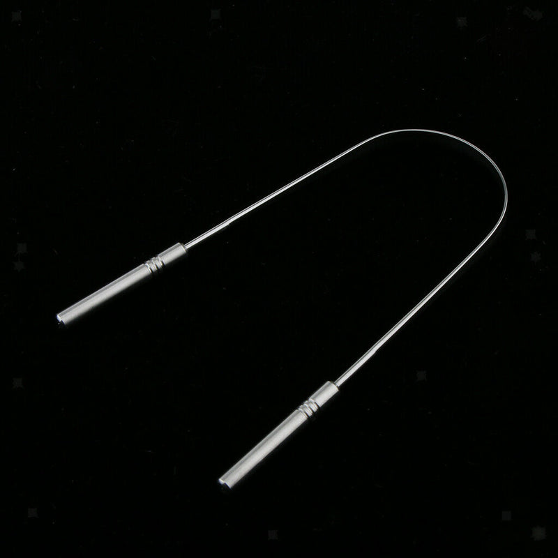 Household Tongue Cleaner Reusable w/ Carved Handle for Adults Kids Home Use