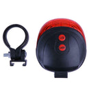 Bike Bicycle Rear Tail Light 5 LED Safety Warning Red Lamp 7 Modes