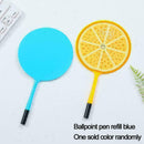 5PC Cute Colorful Fruits Fan Ballpoint Pens Office School Supply Stationery L2J0