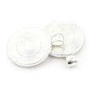 10pcs Alloy 25mm Pendant Tray Round Cabochon Setting Blank Bezel Pendant Base TO