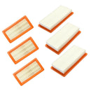 6pcs HEPA Filter Vacuum Cleaner Spare Parts Replaces for Karcher 19x9.7x3cm