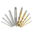 10Pcs Cobalt Left Hand Drill Bit Set +Broken Bolt Damaged Screw Extractor S Y2V4