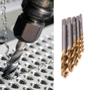 5* HSS Titanium Screw Thread Metric Spiral Plug Tap Drill Bit Hand Tool M3-M8 cv