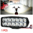 12 LED 18W Universal Motorcycle Spot Light Headlight Headlamp Driving Light